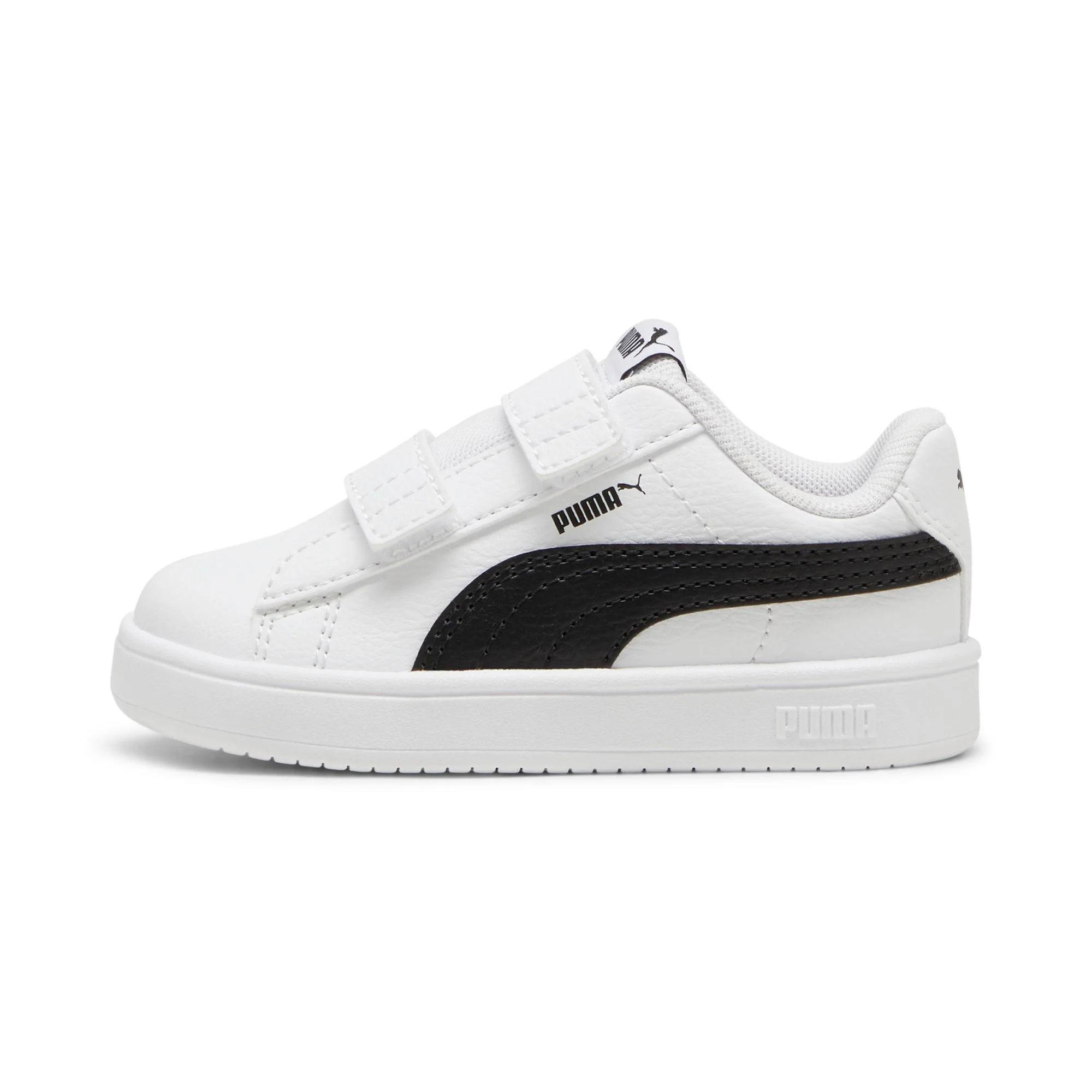 Sneakers primi passi bambino e bambina bianche con dettaglio nero Puma Rickie Classic - Image 3