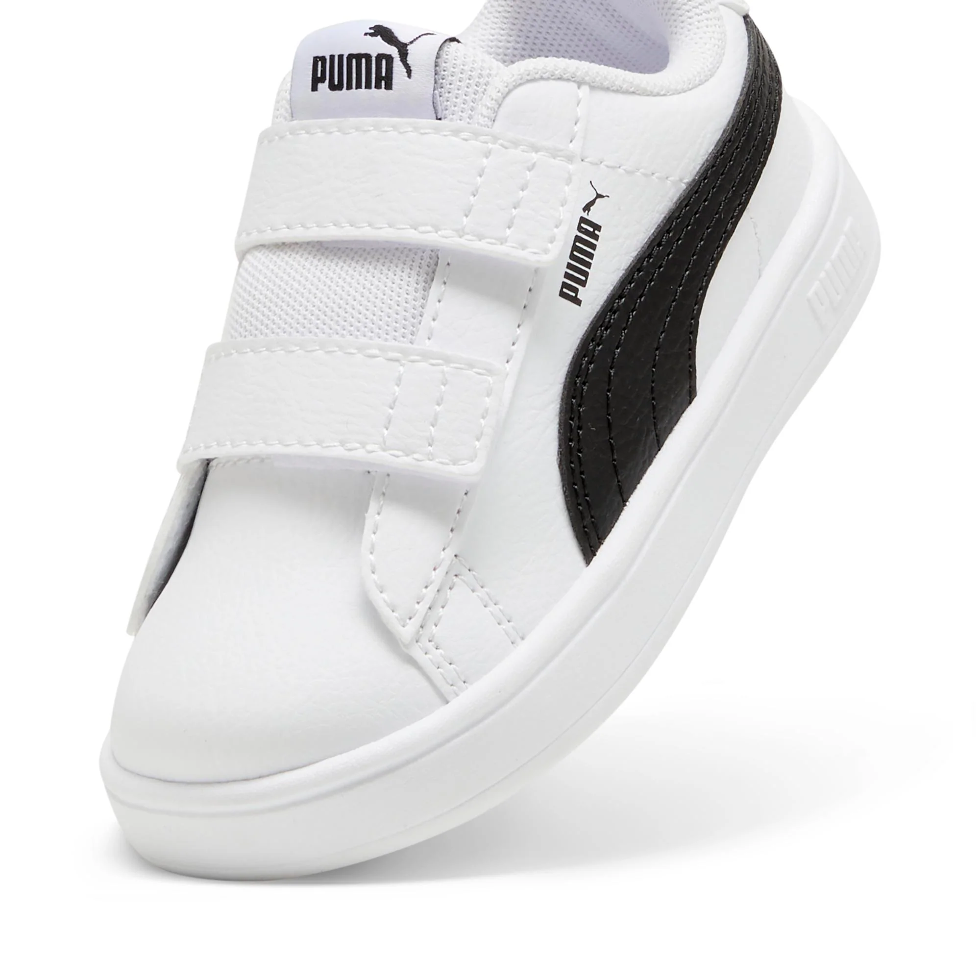 Sneakers primi passi bambino e bambina bianche con dettaglio nero Puma Rickie Classic - Image 5