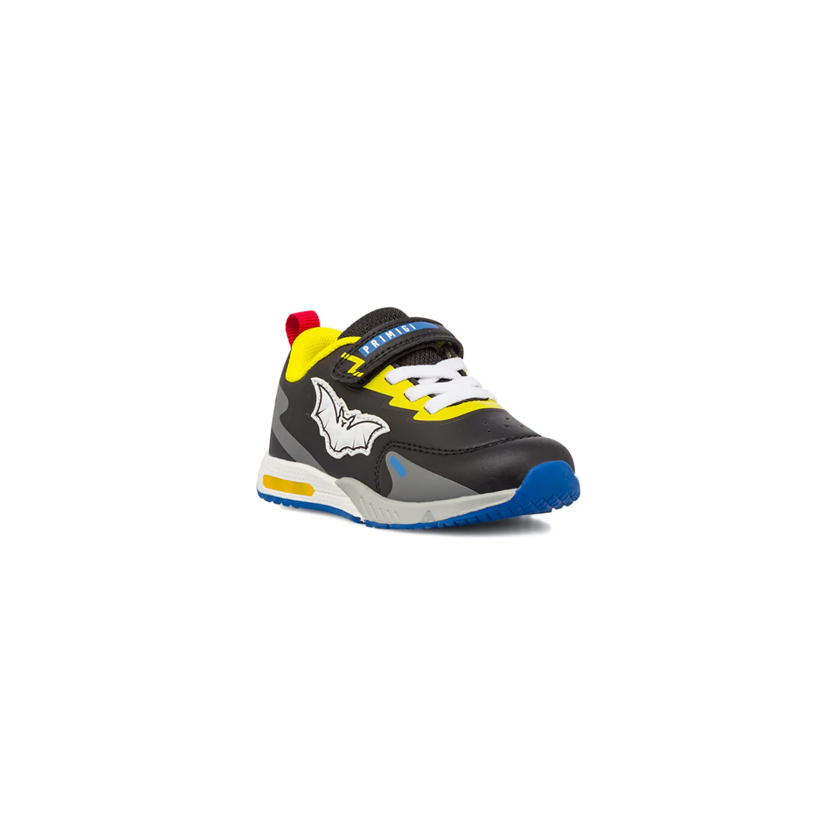 Sneakers primi passi bambino nere e giallo fluo con luci Primigi - Image 2