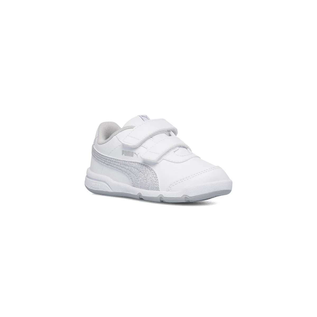 Sneakers primi passi bianche con glitter Puma Stepfleex 2 SL VE Glitz FS V Inf - Image 2