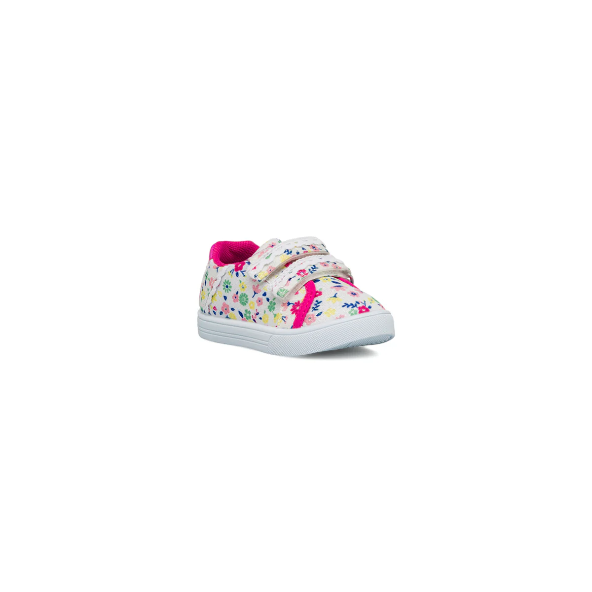 Sneakers primi passi bianche con stampa fiori da bambina Chicco Frona - Image 2
