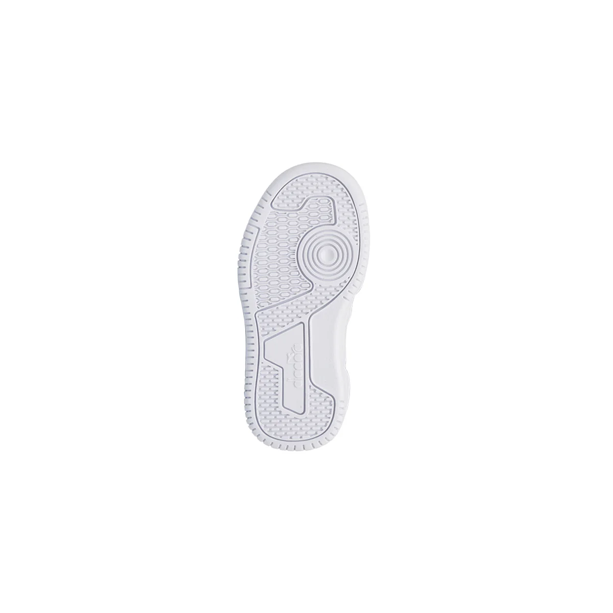 Sneakers primi passi bianche da bambina con dettagli blu e fucsia Diadora Raptor Low TD - Image 4