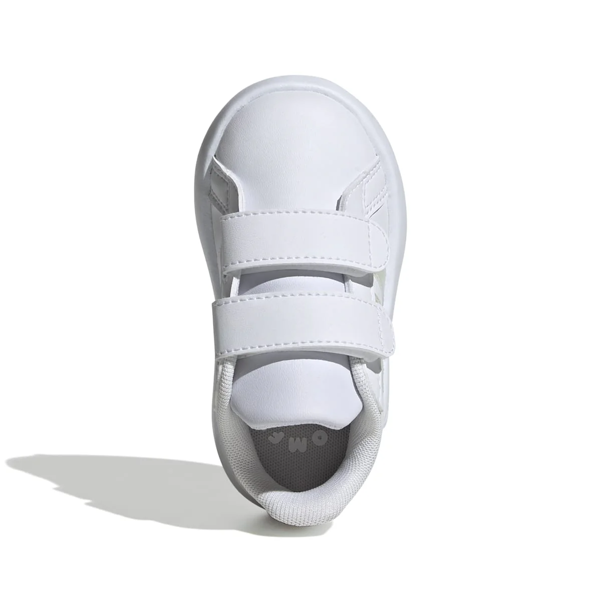 Sneakers primi passi bianche da bambina con dettagli iridescenti adidas Grand Court 2.0 CF I - Image 3