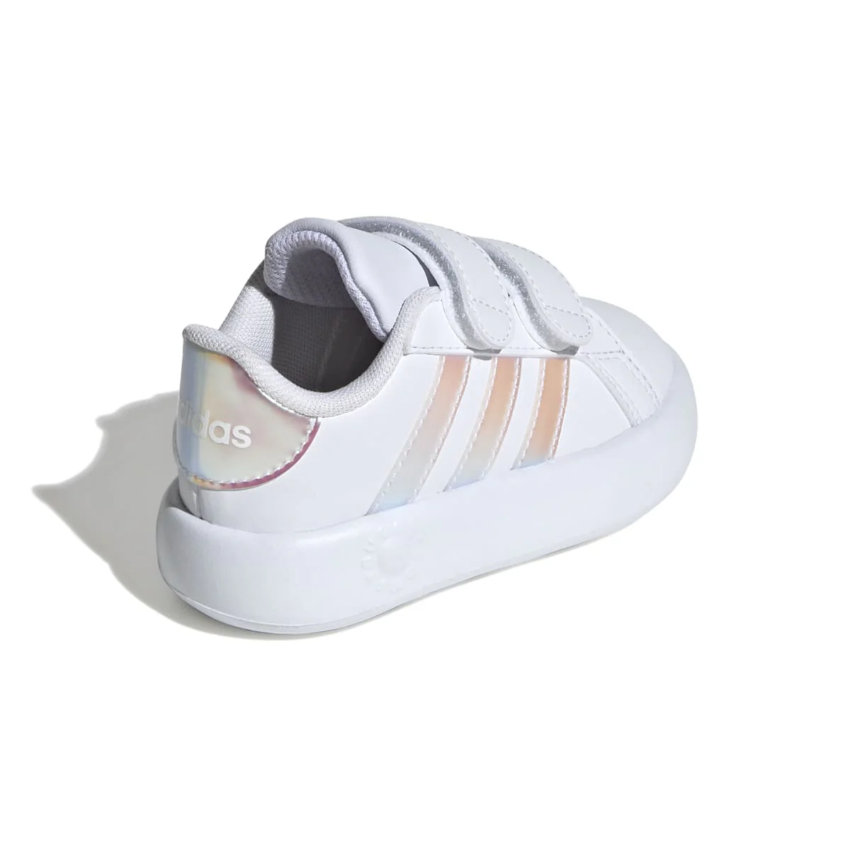 Sneakers primi passi bianche da bambina con dettagli iridescenti adidas Grand Court 2.0 CF I - Image 7