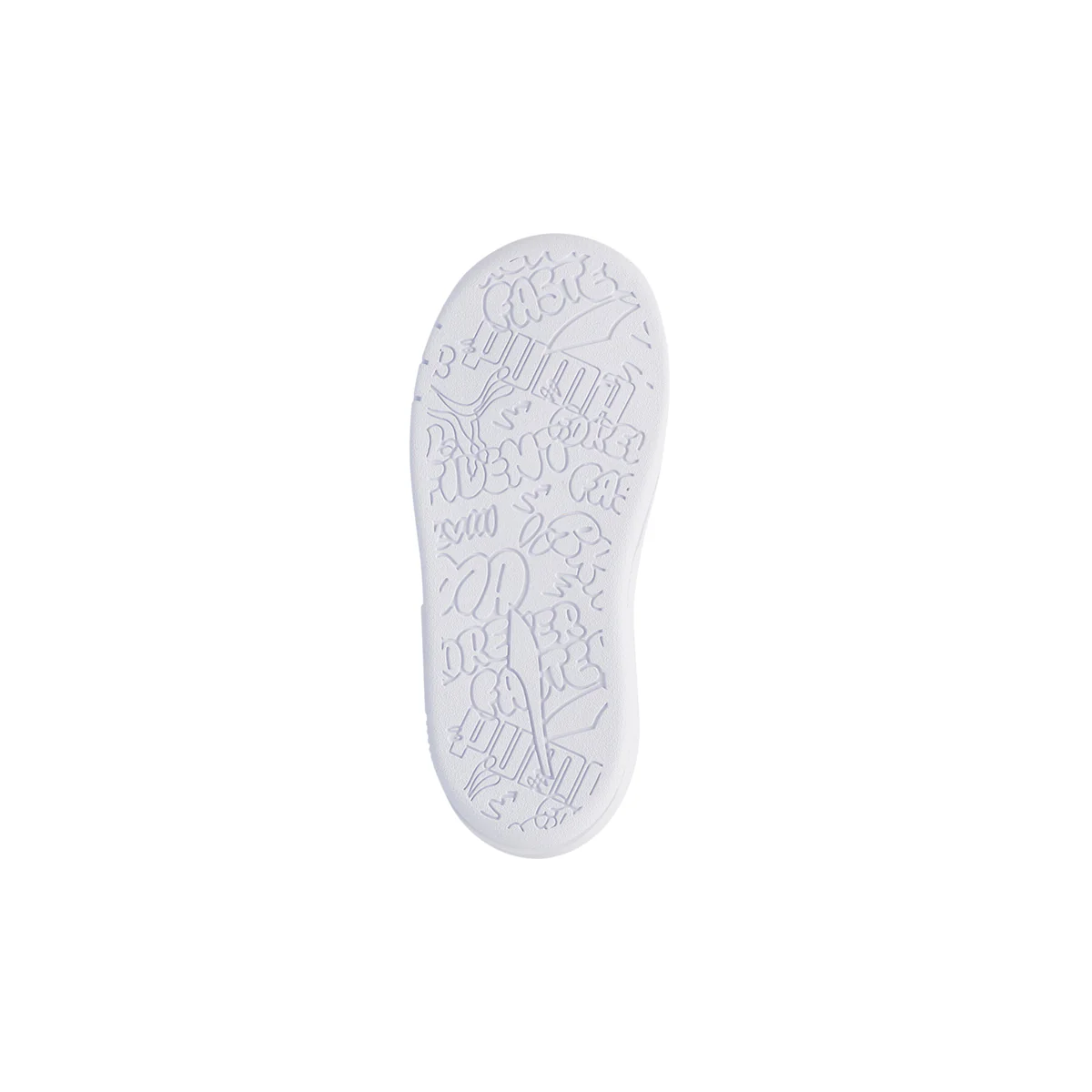 Sneakers primi passi bianche da bambina con glitter Puma Multiflex Glitz FS V Inf - Image 4