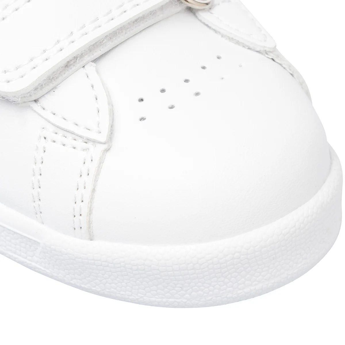Sneakers primi passi bianche da bambina con logo rosa Diadora Game P TD - Image 5