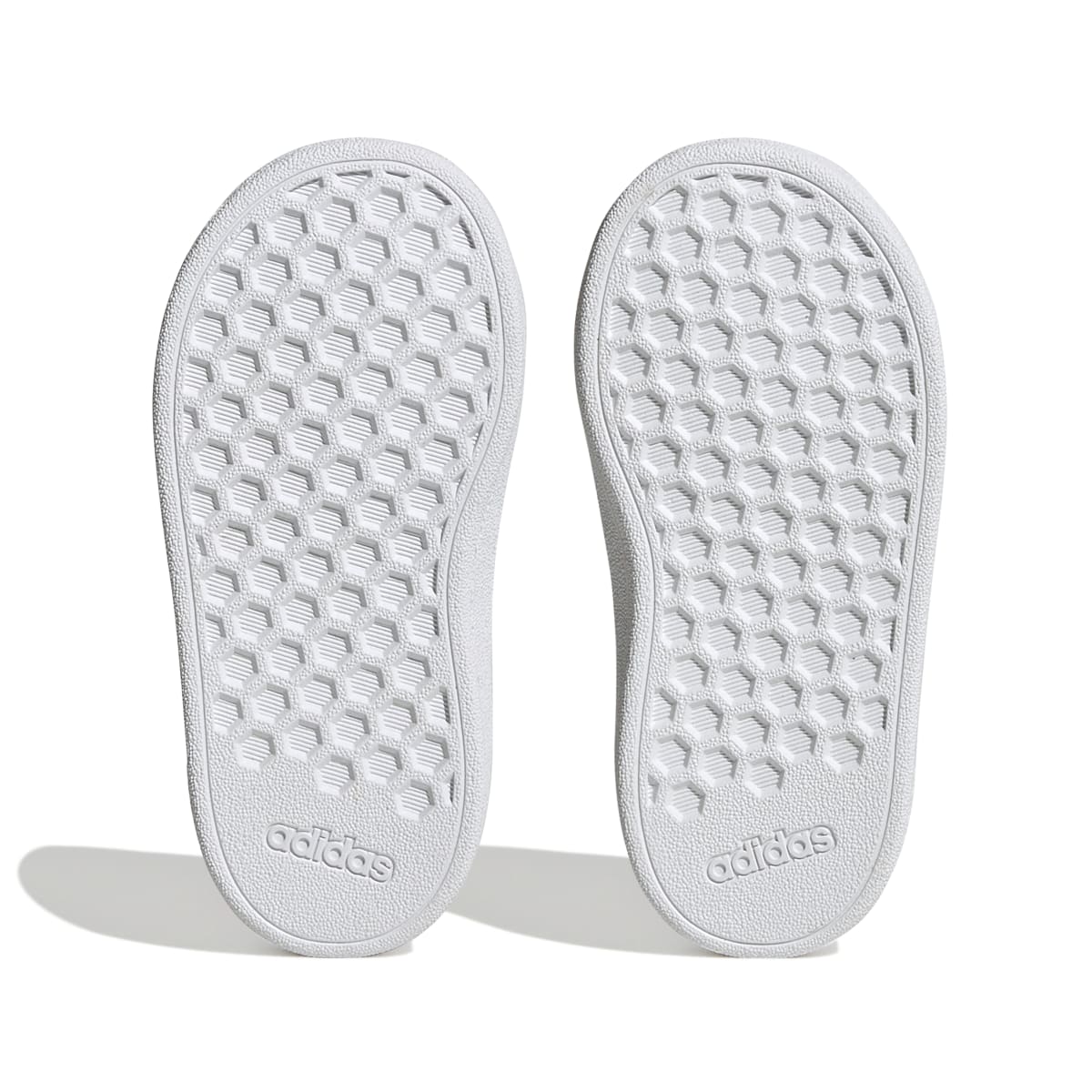 Sneakers primi passi bianche da bambina con strisce a contrasto adidas Grand Court 2.0 Cf I - Image 3