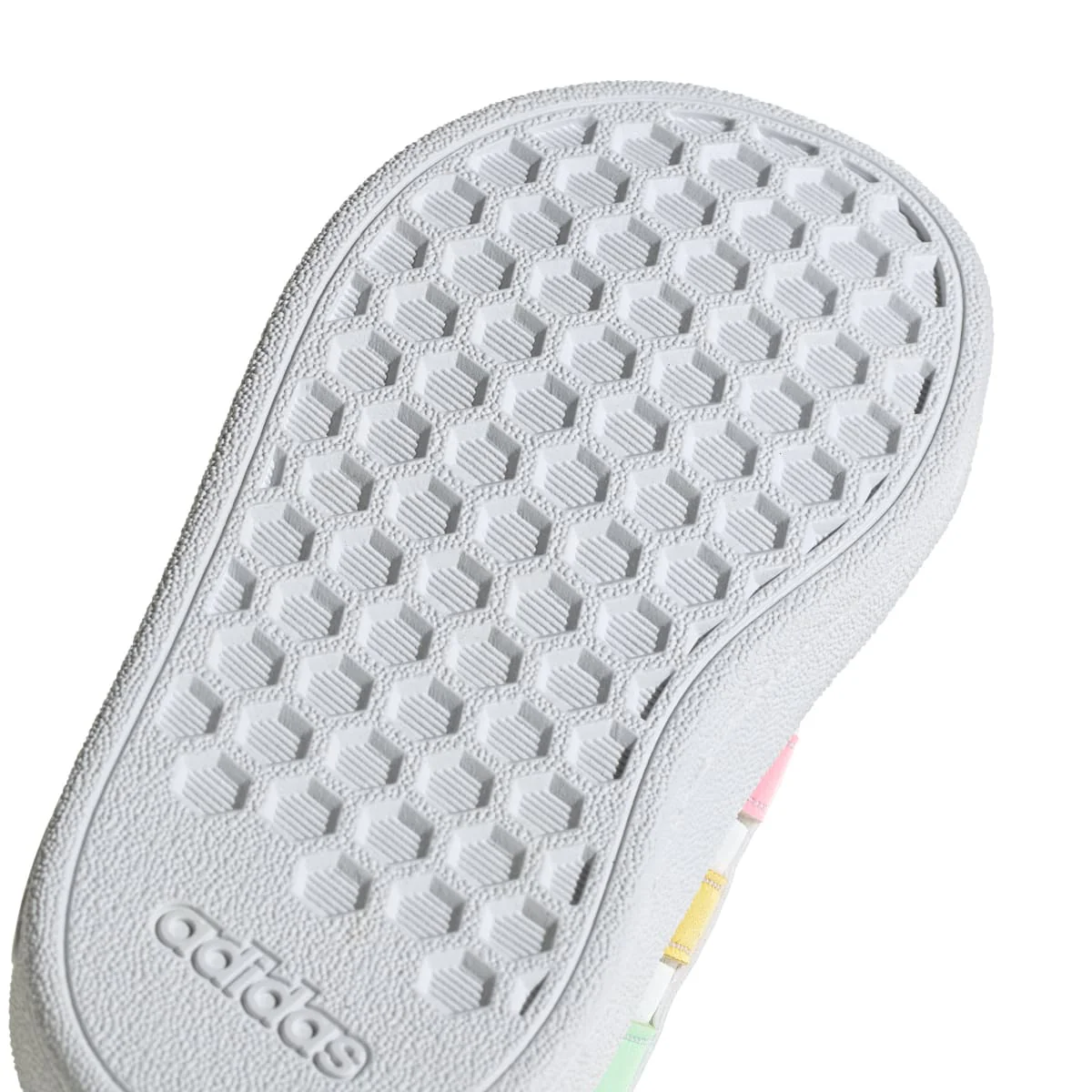 Sneakers primi passi bianche da bambina con strisce a contrasto adidas Grand Court 2.0 Cf I - Image 8