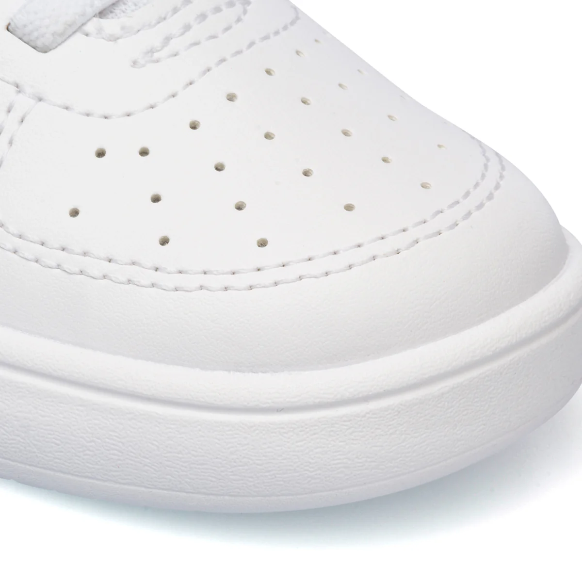 Sneakers primi passi bianche da bambina con striscia a contrasto Puma Rickie AC Inf - Image 5