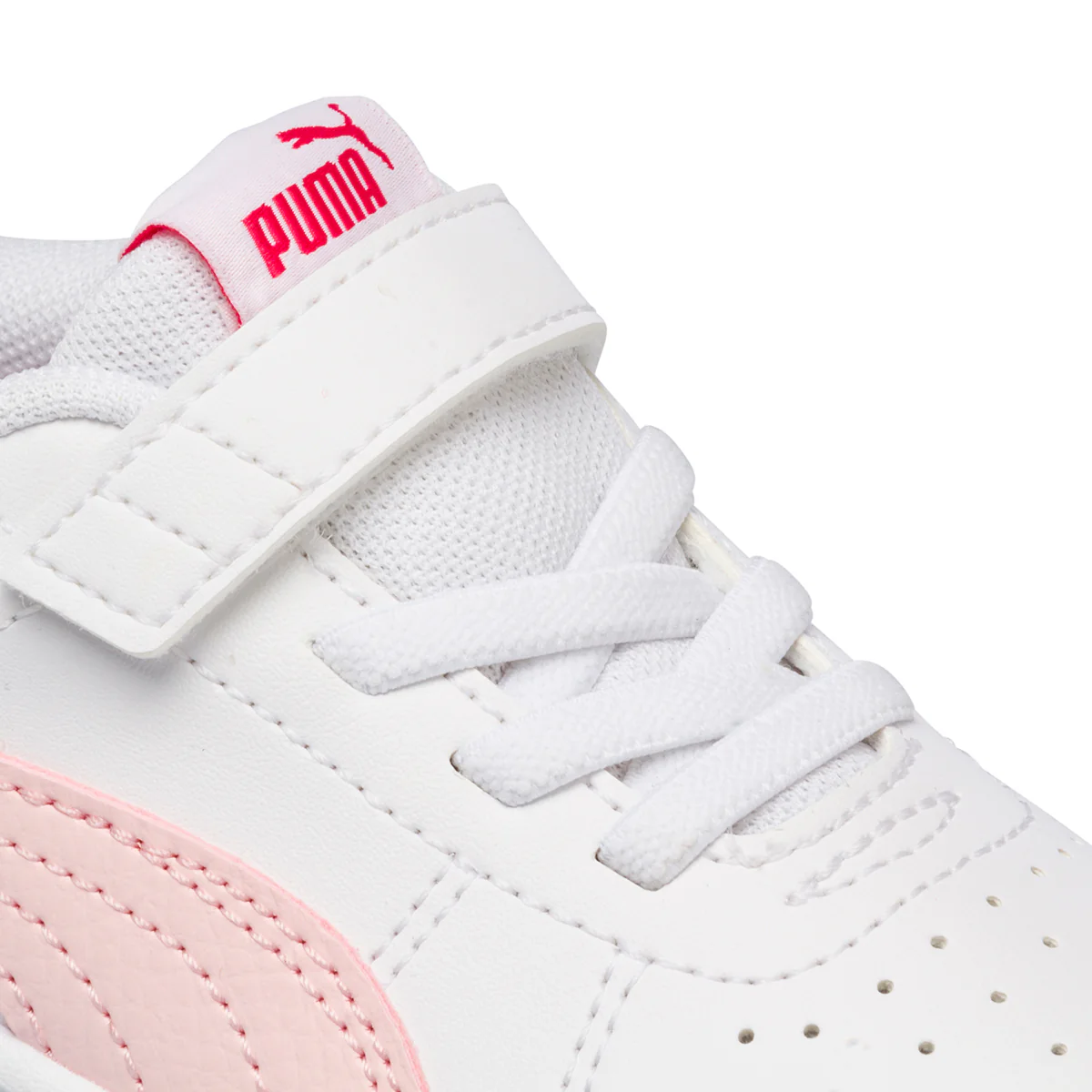 Sneakers primi passi bianche da bambina con striscia a contrasto Puma Rickie AC Inf - Image 6