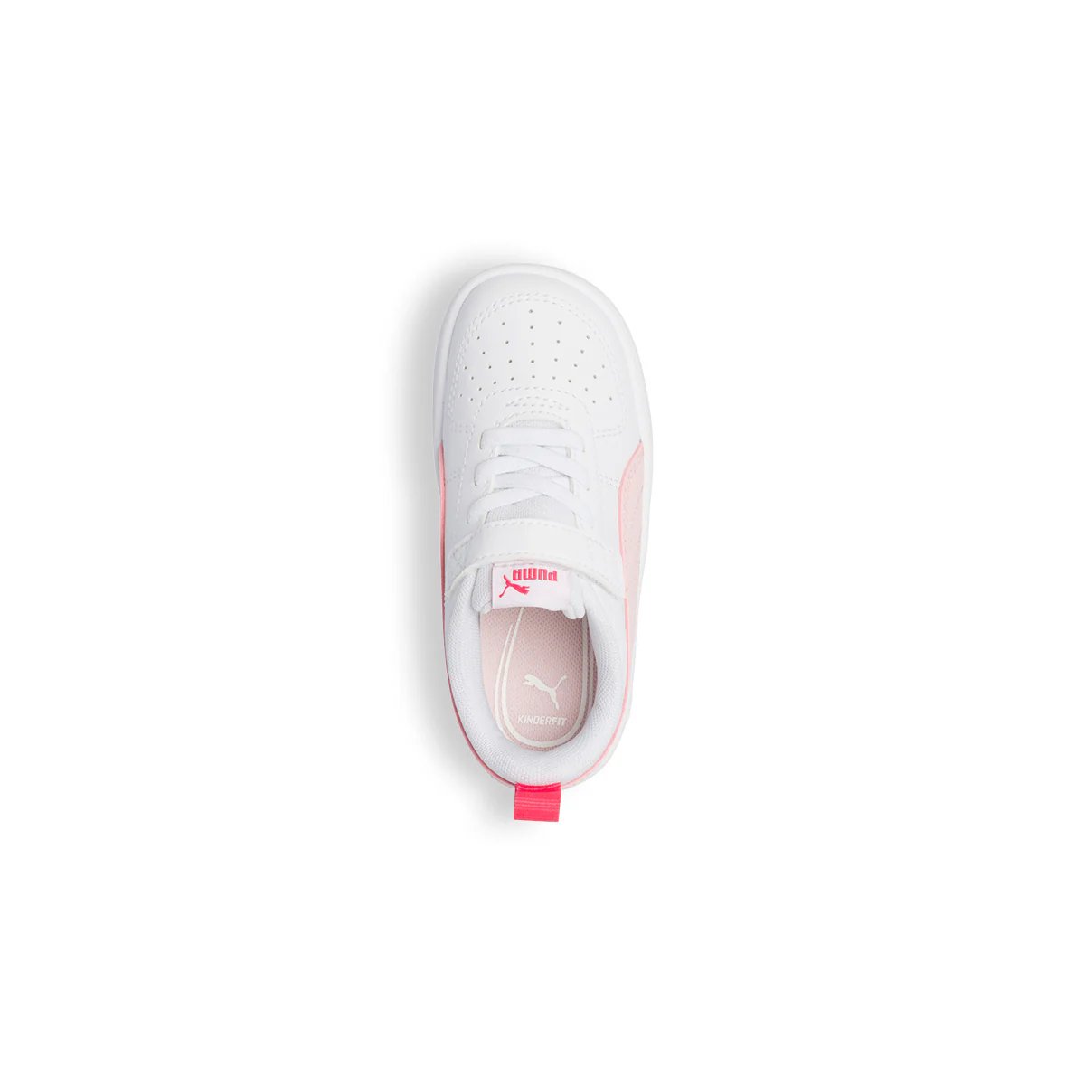 Sneakers primi passi bianche da bambina con striscia a contrasto Puma Rickie AC Inf - Image 8