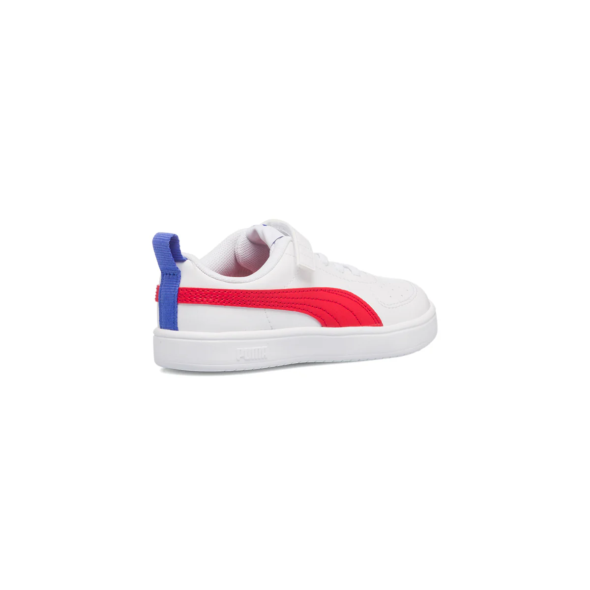 Sneakers primi passi bianche da bambina con striscia a contrasto Puma Rickie AC Inf - Image 3