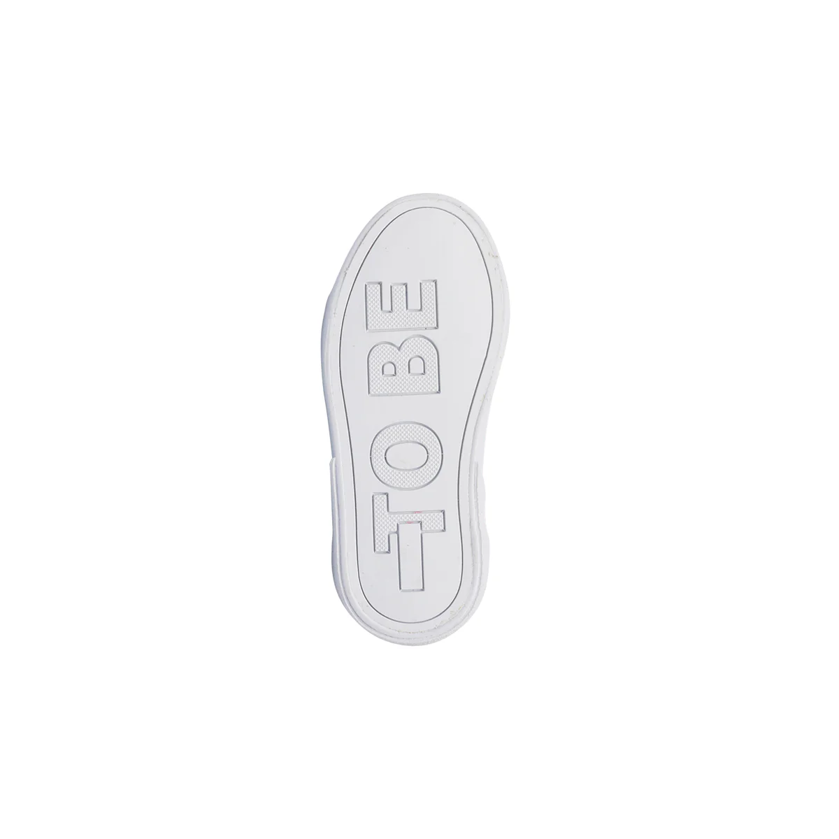 Sneakers primi passi bianche da bambino con dettaglio blu sul tallone Benetton Crispy Ltx - Image 4
