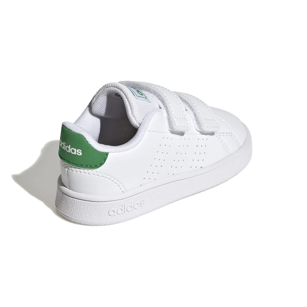 Sneakers primi passi bianche da bambino con doppio velcro adidas Advantage CF - Image 6