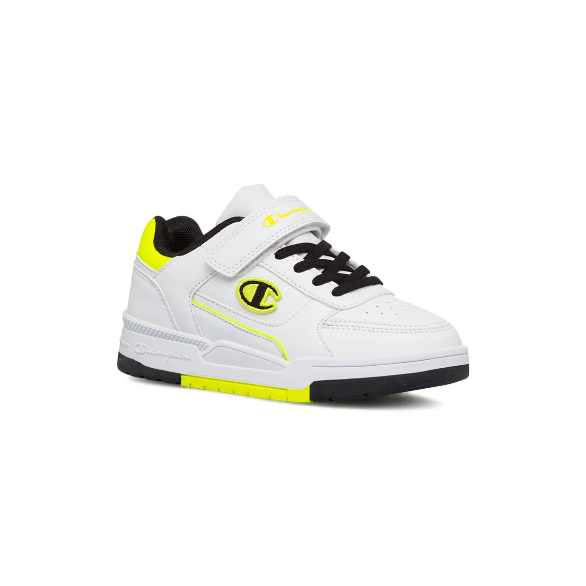 Sneakers primi passi bianche da bambino con logo laterale Champion Rebound Heritage B PS - Image 2