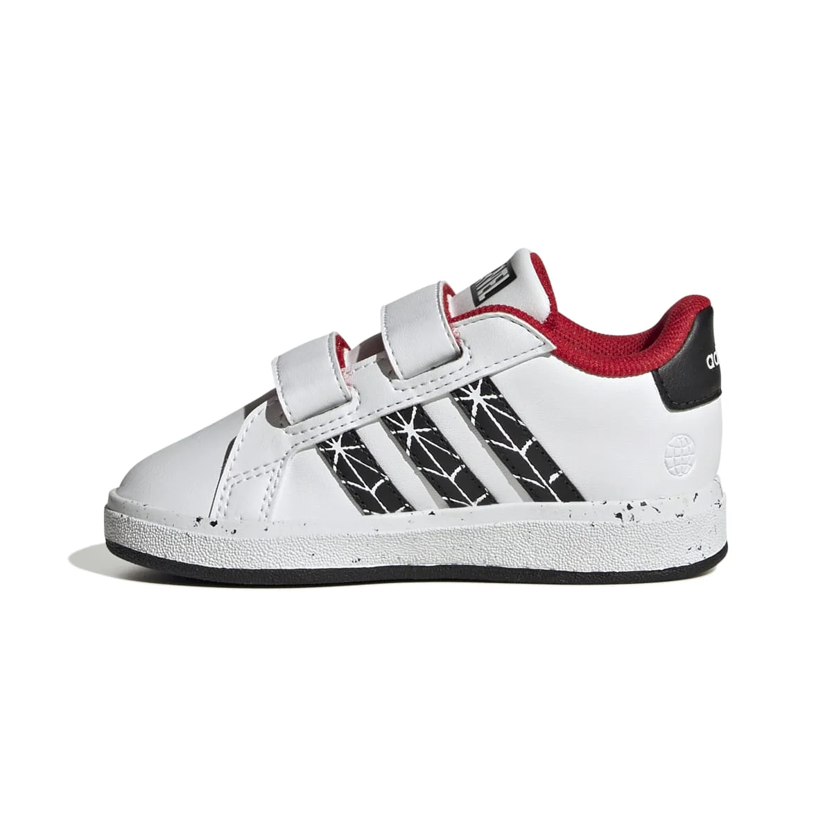 Sneakers primi passi bianche da bambino con logo Spiderman adidas Grand Court x Marvel - Image 5