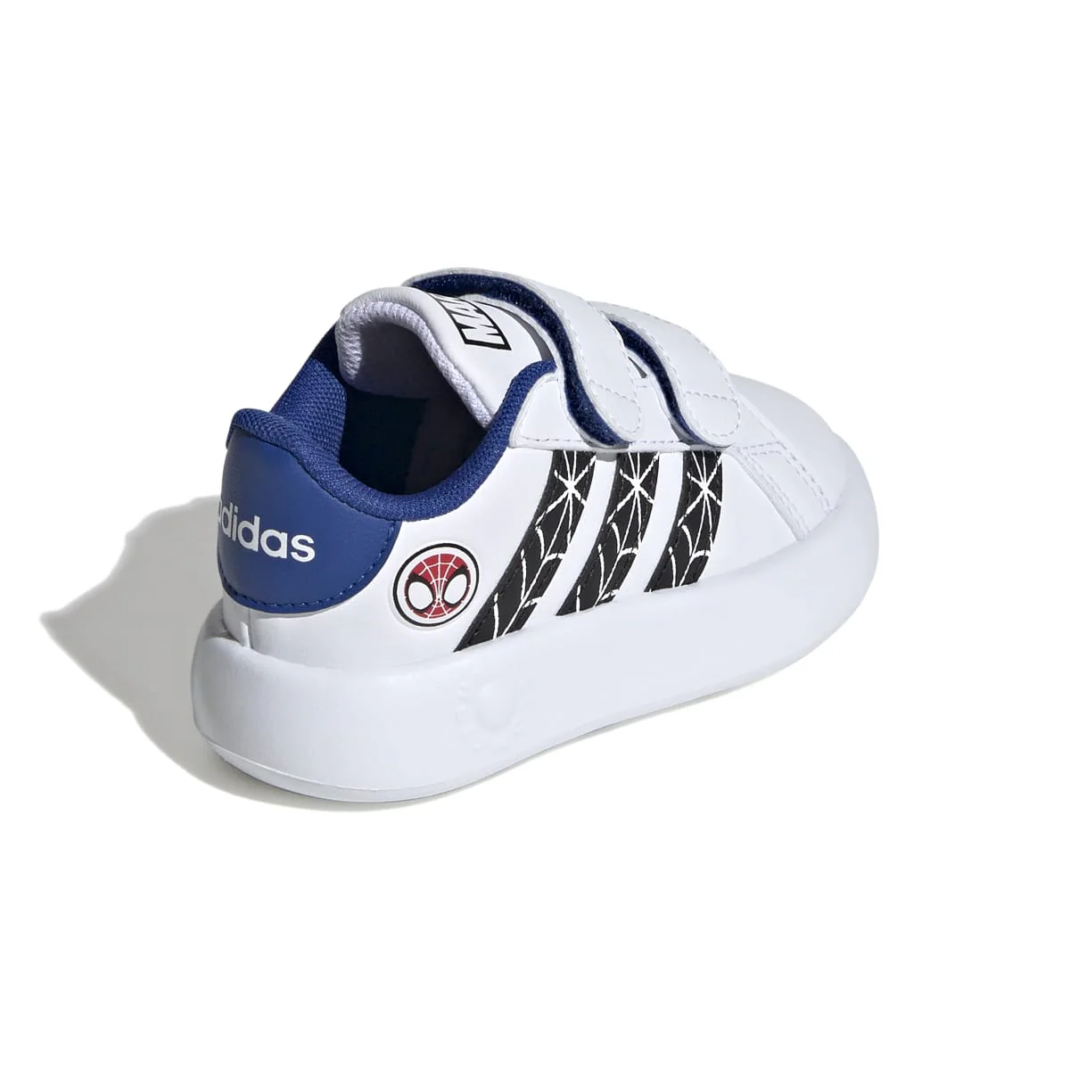 Sneakers primi passi bianche da bambino con stampa Spiderman adidas Grand Court CF I - Image 7