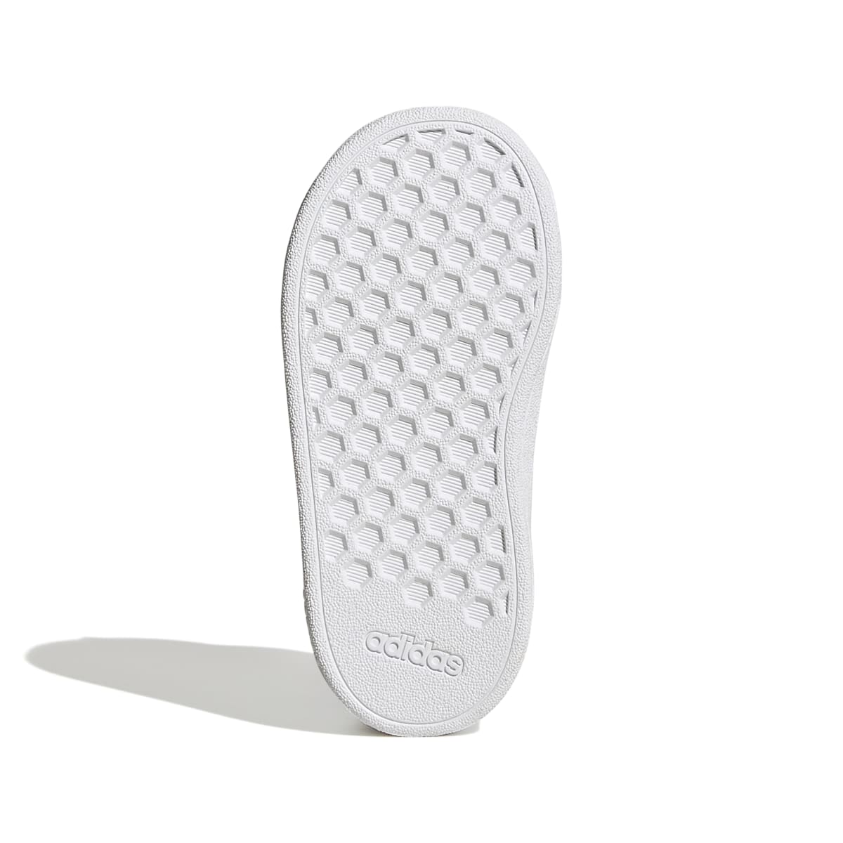 Sneakers primi passi bianche da bambino con strisce a contrasto adidas Grand Court 2.0 Cf I - Image 3