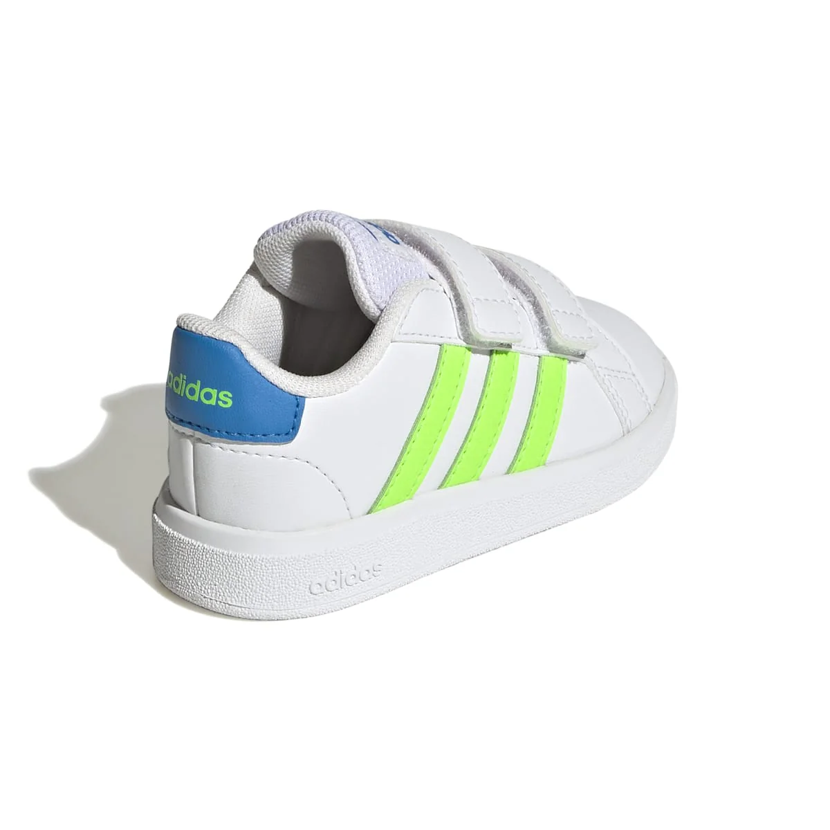 Sneakers primi passi bianche da bambino con strisce a contrasto adidas Grand Court 2.0 Cf I - Image 6