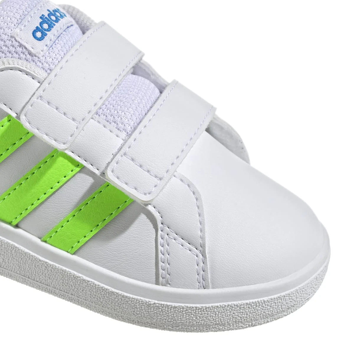 Sneakers primi passi bianche da bambino con strisce a contrasto adidas Grand Court 2.0 Cf I - Image 7