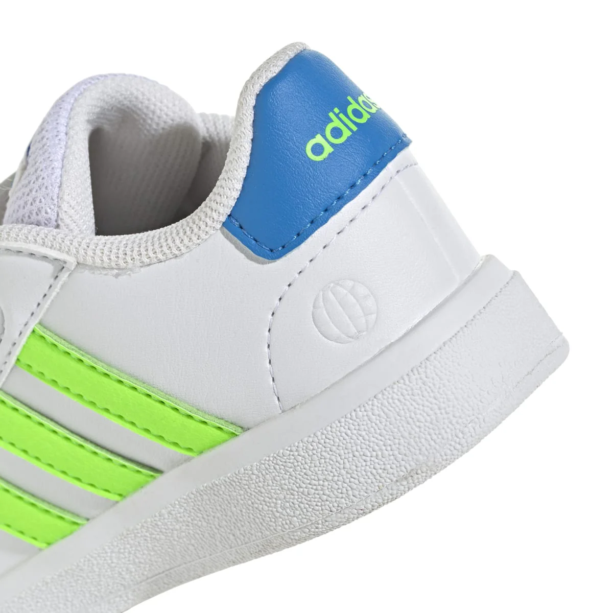Sneakers primi passi bianche da bambino con strisce a contrasto adidas Grand Court 2.0 Cf I - Image 8