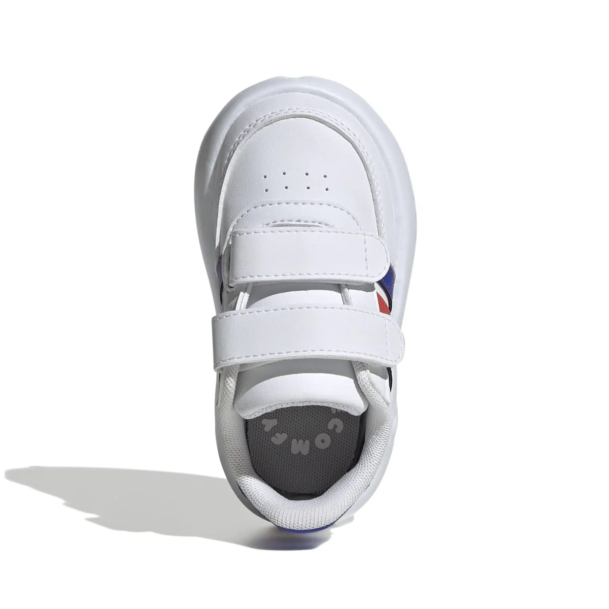 Sneakers primi passi bianche da bambino con strisce blu e rosse adidas Breaknet 2.0 CF I - Image 4