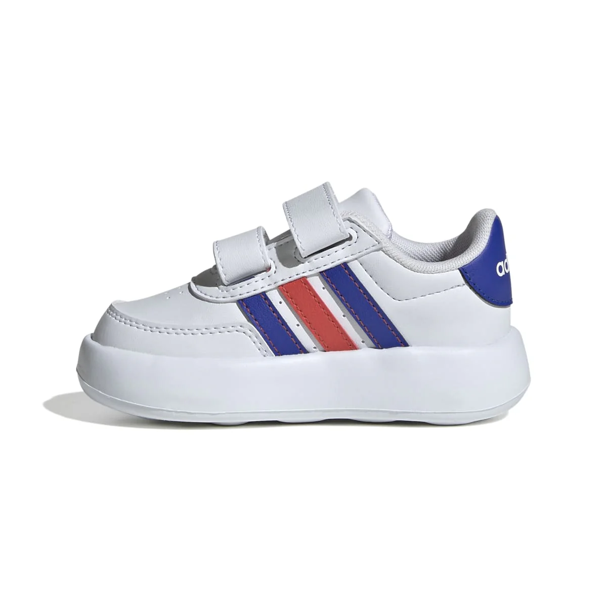 Sneakers primi passi bianche da bambino con strisce blu e rosse adidas Breaknet 2.0 CF I - Image 6