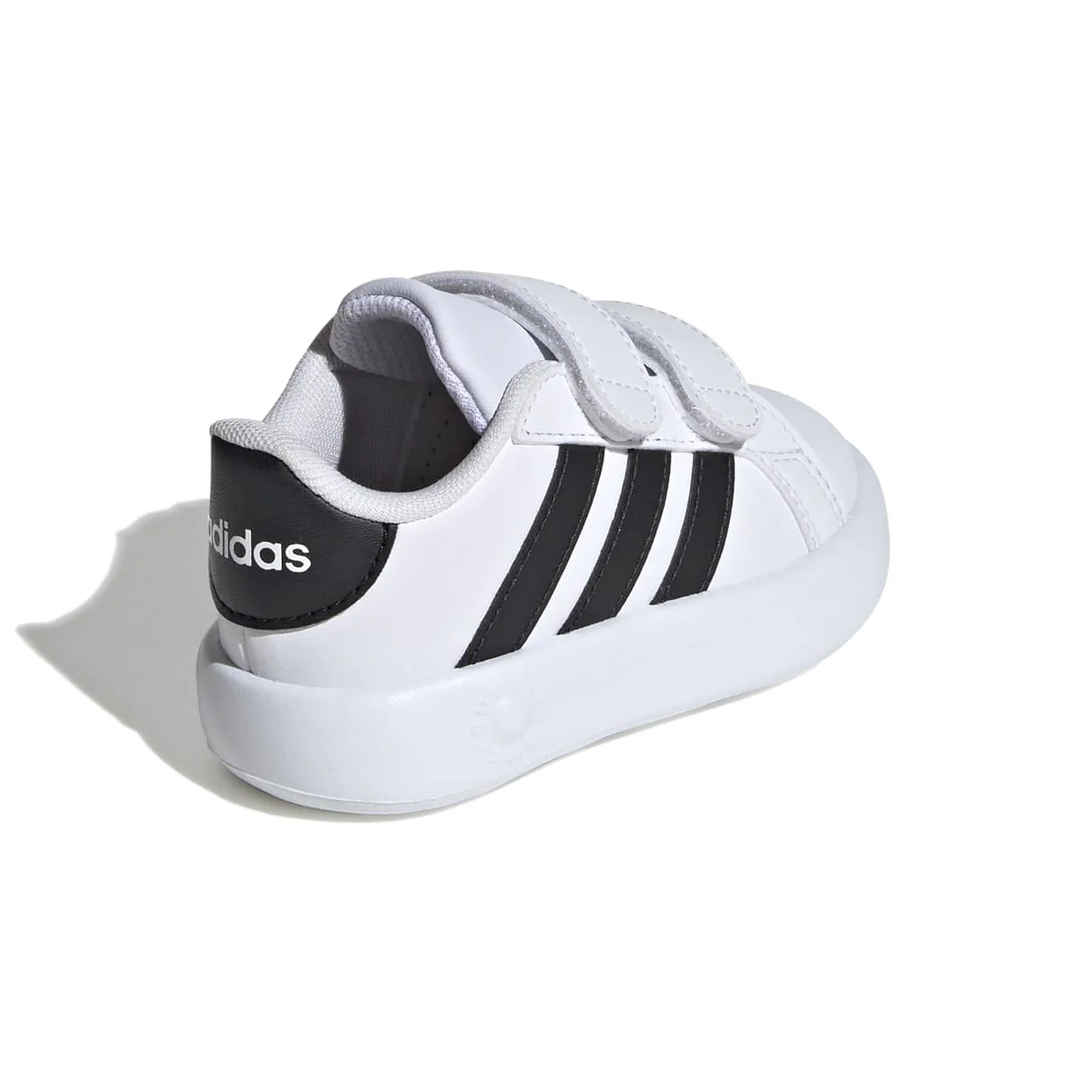 Sneakers primi passi bianche da bambino con strisce nere adidas Grand Court 2.0 CF I - Image 7