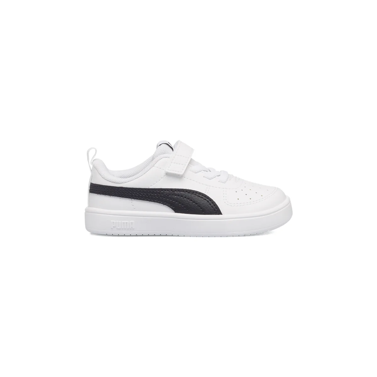 Sneakers primi passi bianche da bambino con striscia a contrasto Puma Rickie AC Inf
