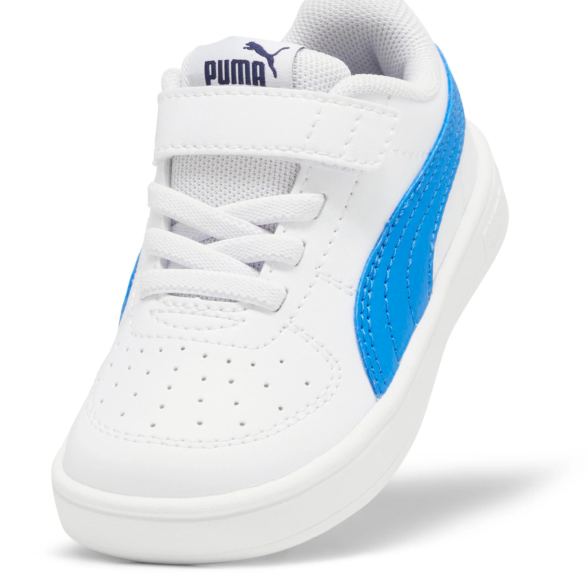 Sneakers primi passi bianche da bambino con striscia a contrasto Puma Rickie AC Inf - Image 6