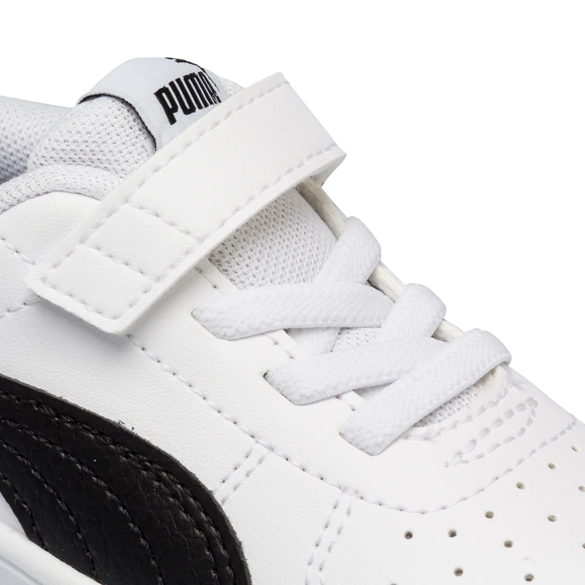 Sneakers primi passi bianche da bambino con striscia a contrasto Puma Rickie AC Inf - Image 6