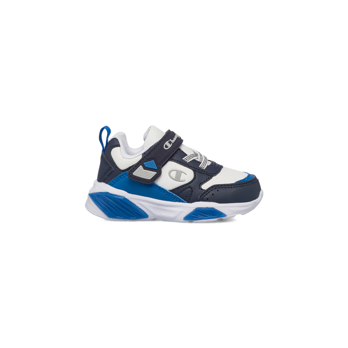 Sneakers primi passi bianche e blu da bambino Champion Wave B Td