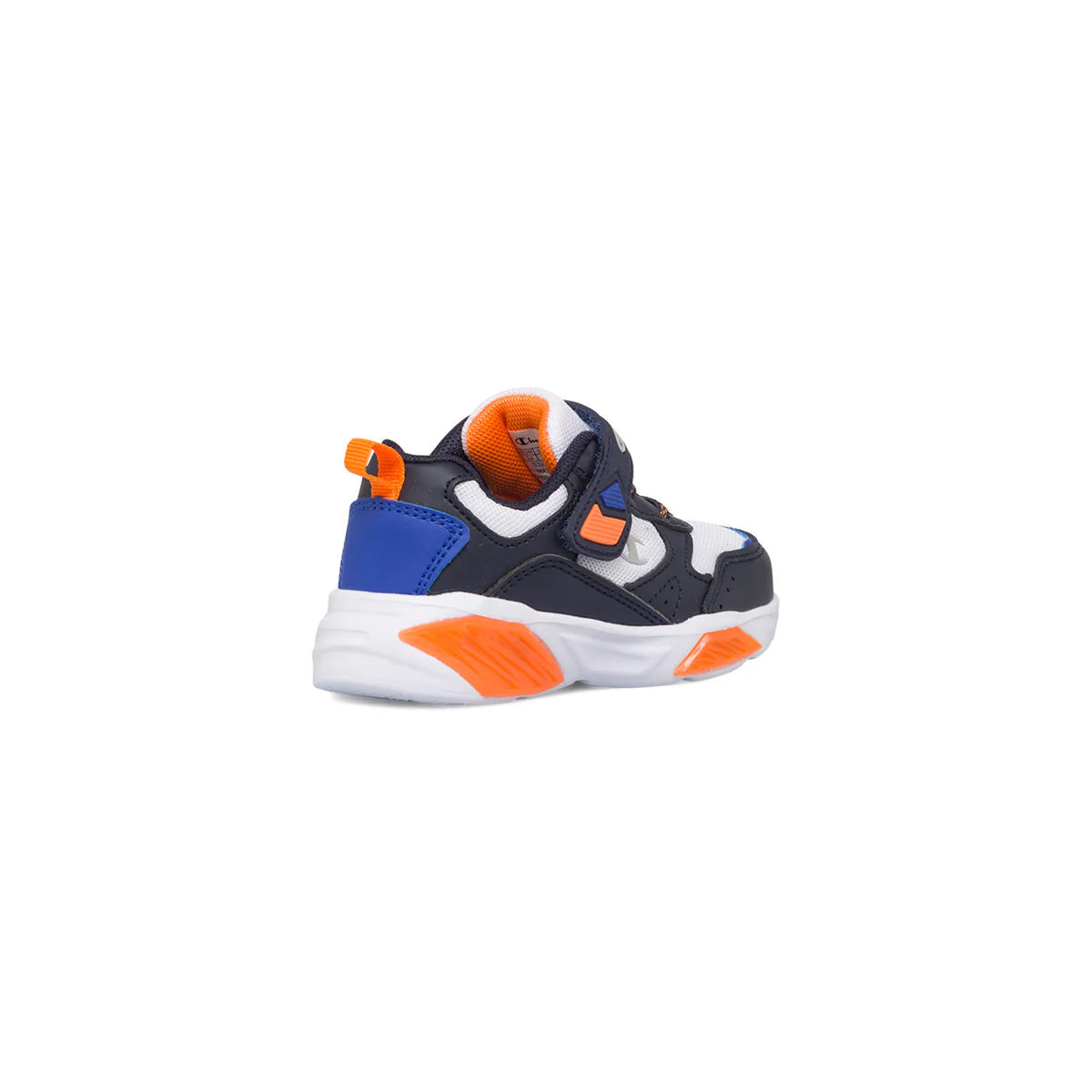 Sneakers primi passi bianche e blu da bambino con luci nella suola Champion Wave PS - Image 3