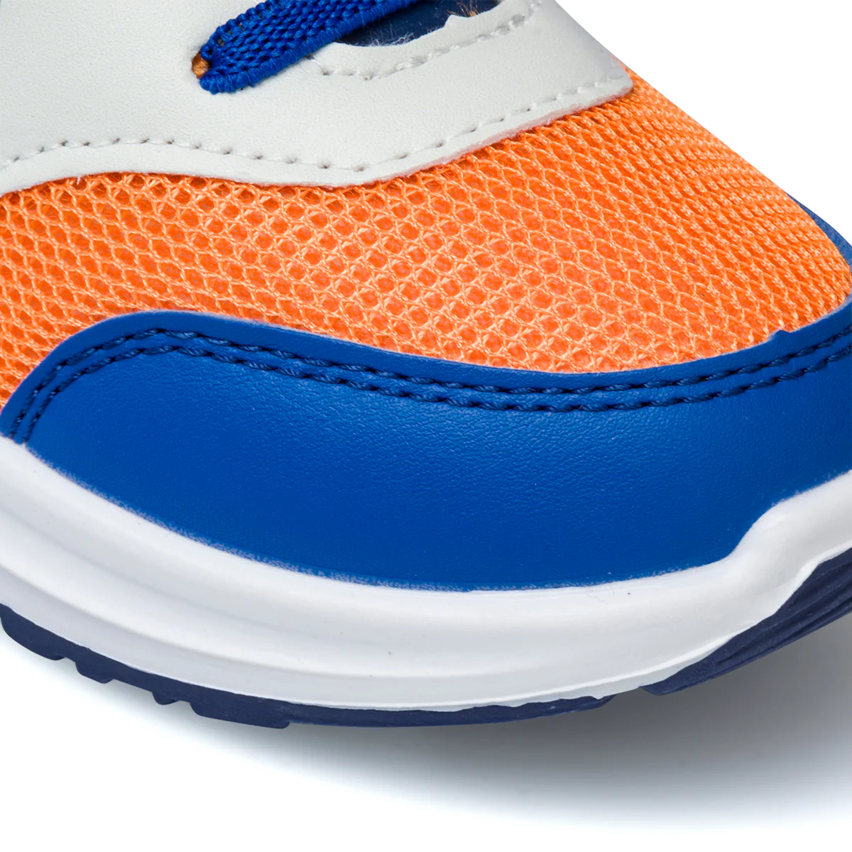Sneakers primi passi bianche e blu da bambino con luci nella suola e stampa Sonic - Image 8
