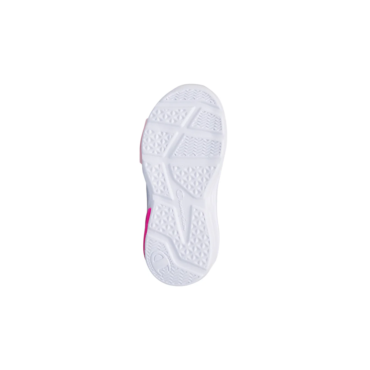 Sneakers primi passi bianche e fucsia da bambina con luci nella suola Champion Wave PS - Image 4