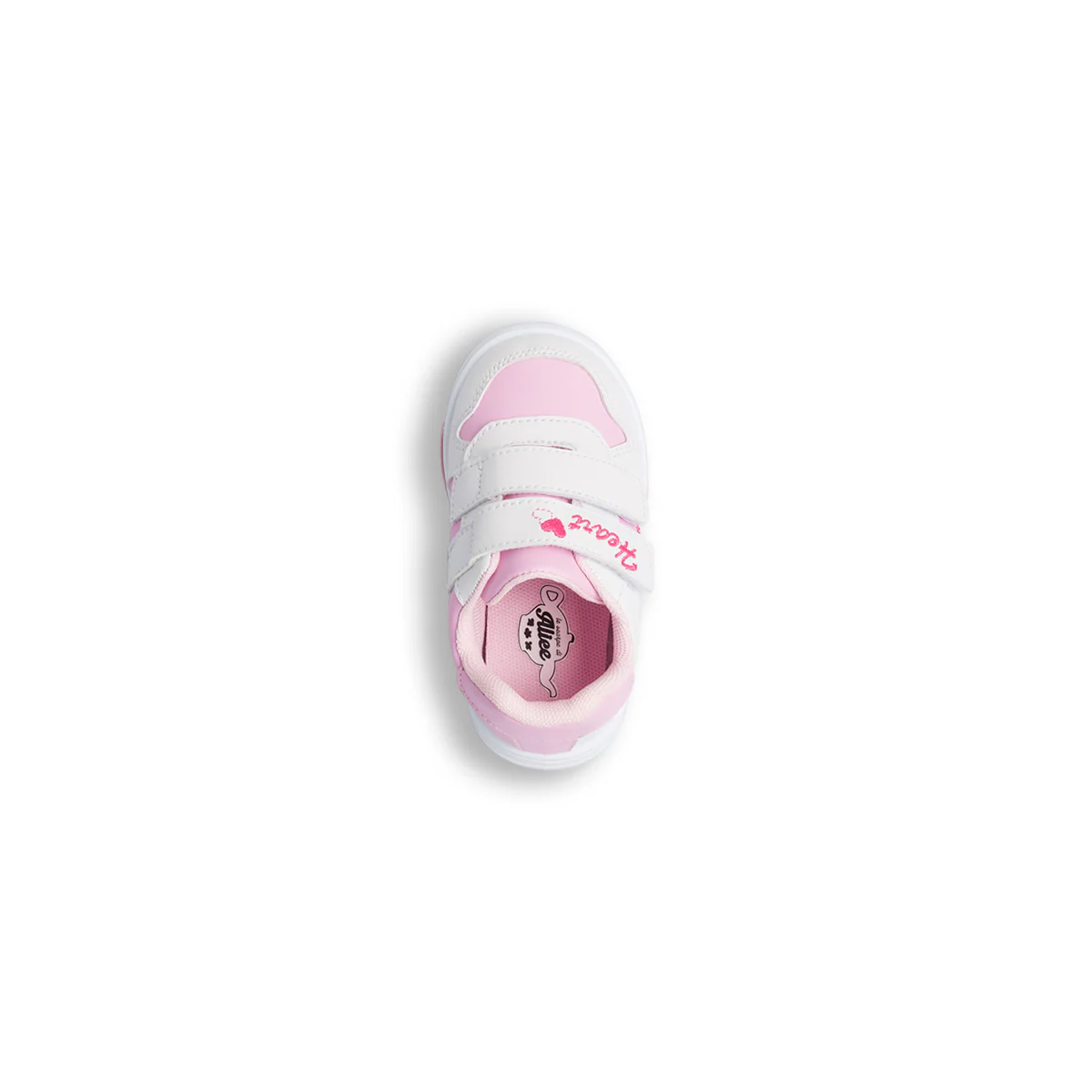 Sneakers primi passi bianche e rosa da bambina Le scarpe di Alice - Image 5