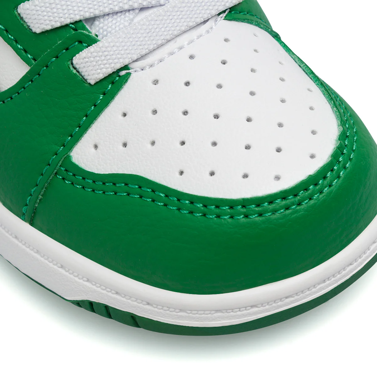 Sneakers primi passi bianche e verdi da bambino Puma Rebound V6 Lo AC+ Inf - Image 6