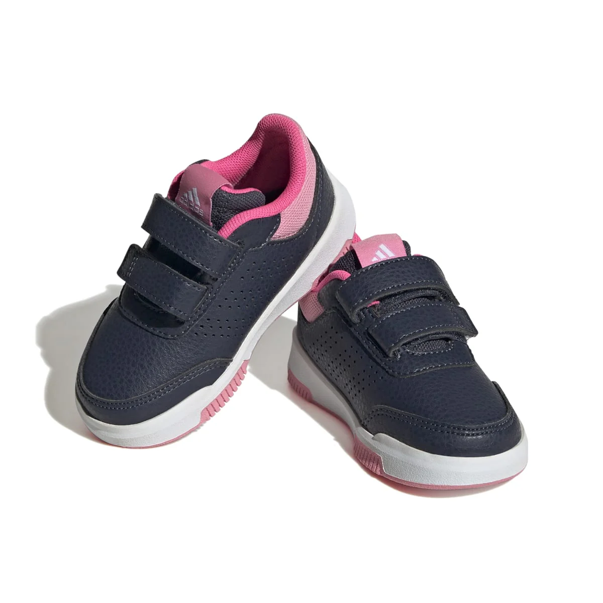 Sneakers primi passi blu da bambina con strisce fucsia adidas Tensaur Sport 2.0 CF