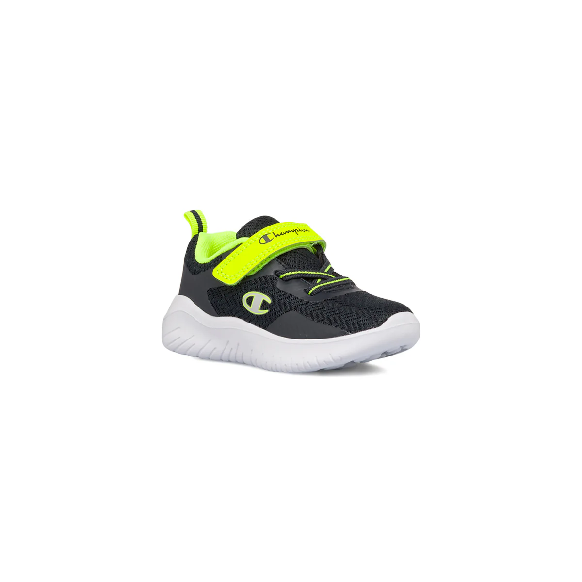 Sneakers primi passi blu da bambino con logo laterale Champion Softy Evolve B - Image 2