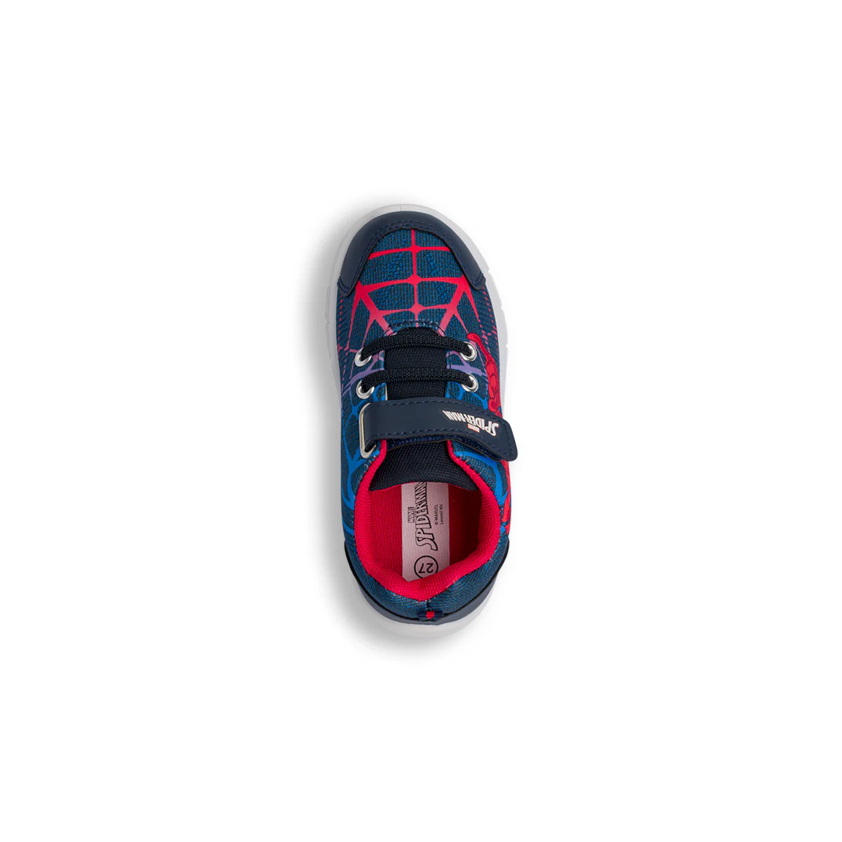 Sneakers primi passi blu da bambino con logo Spiderman - Image 7