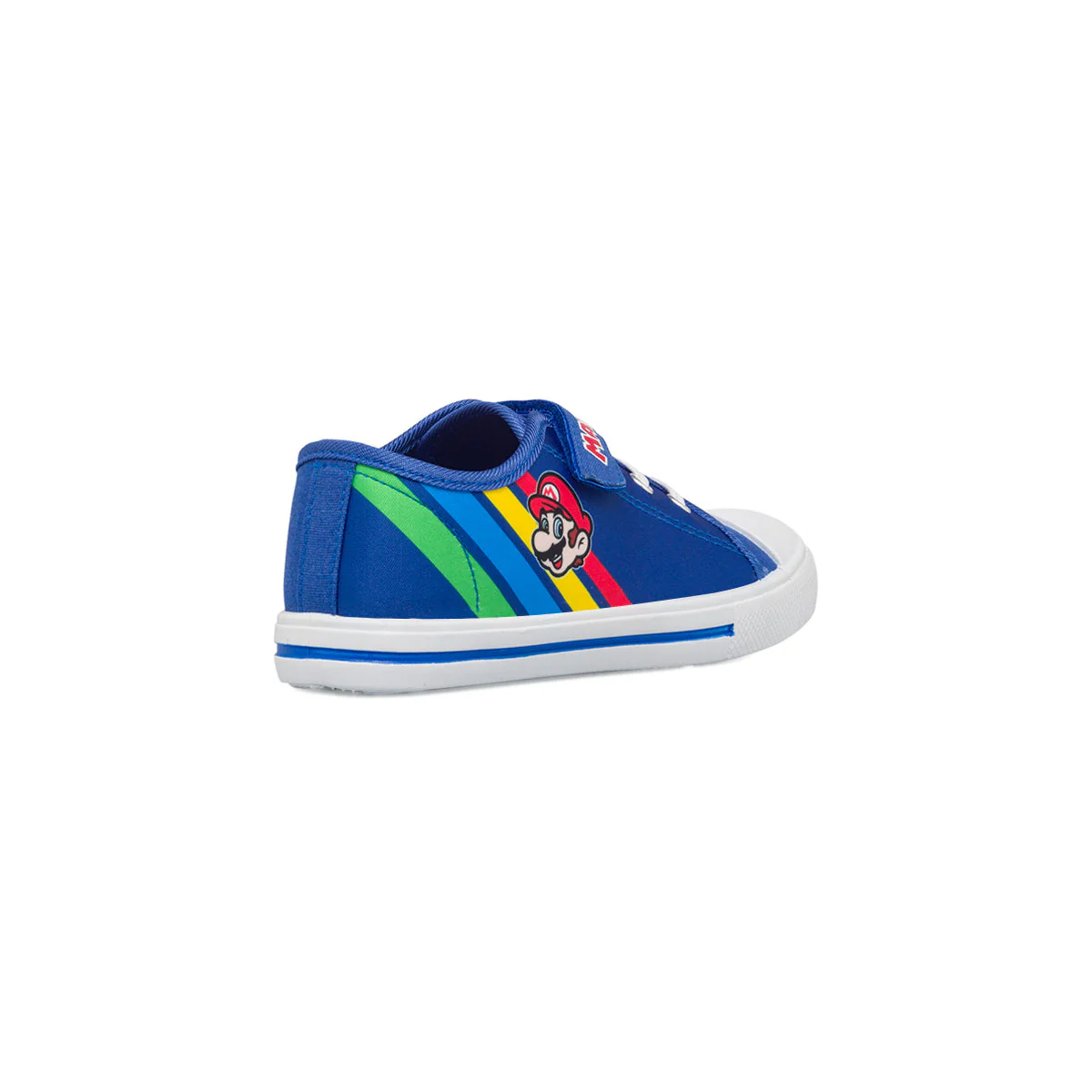 Sneakers primi passi blu da bambino con logo Super Mario - Image 3