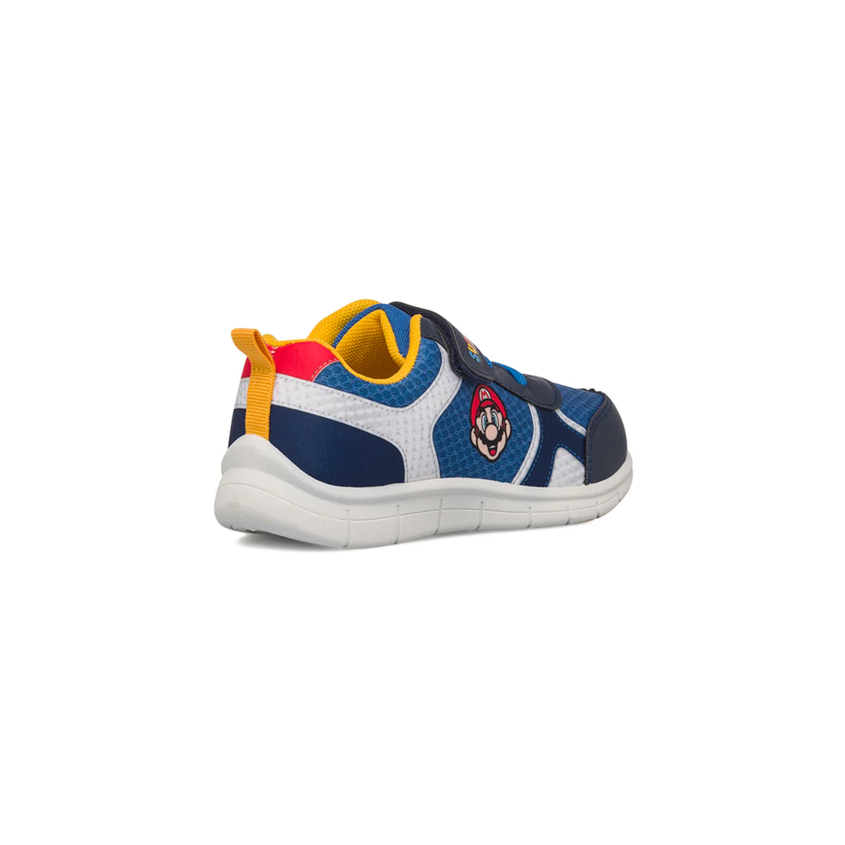 Sneakers primi passi blu da bambino con logo Super Mario - Image 3