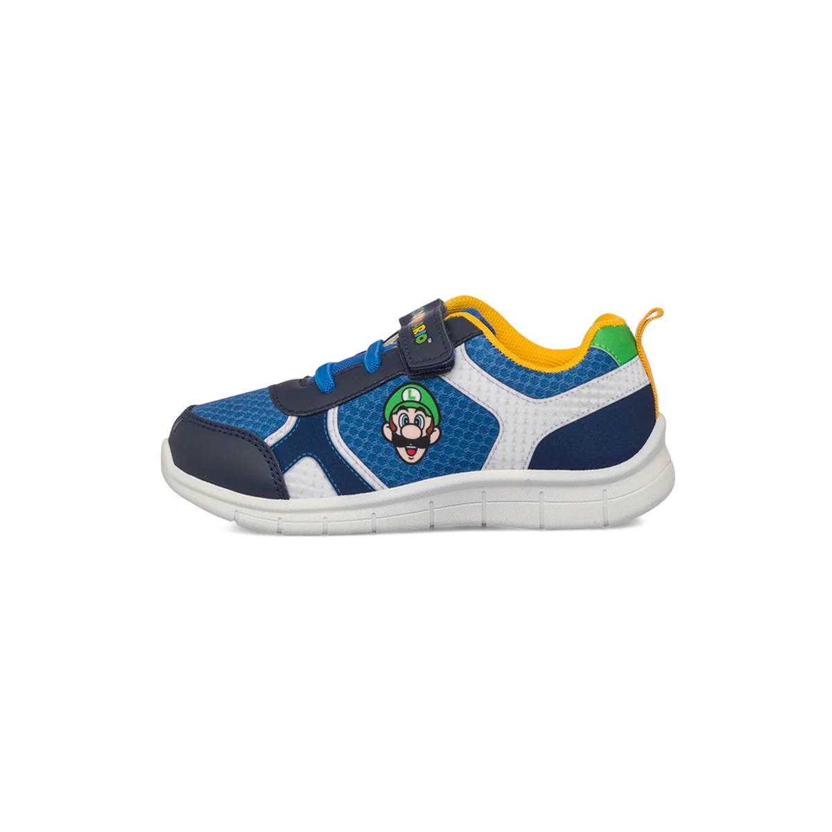 Sneakers primi passi blu da bambino con logo Super Mario - Image 6