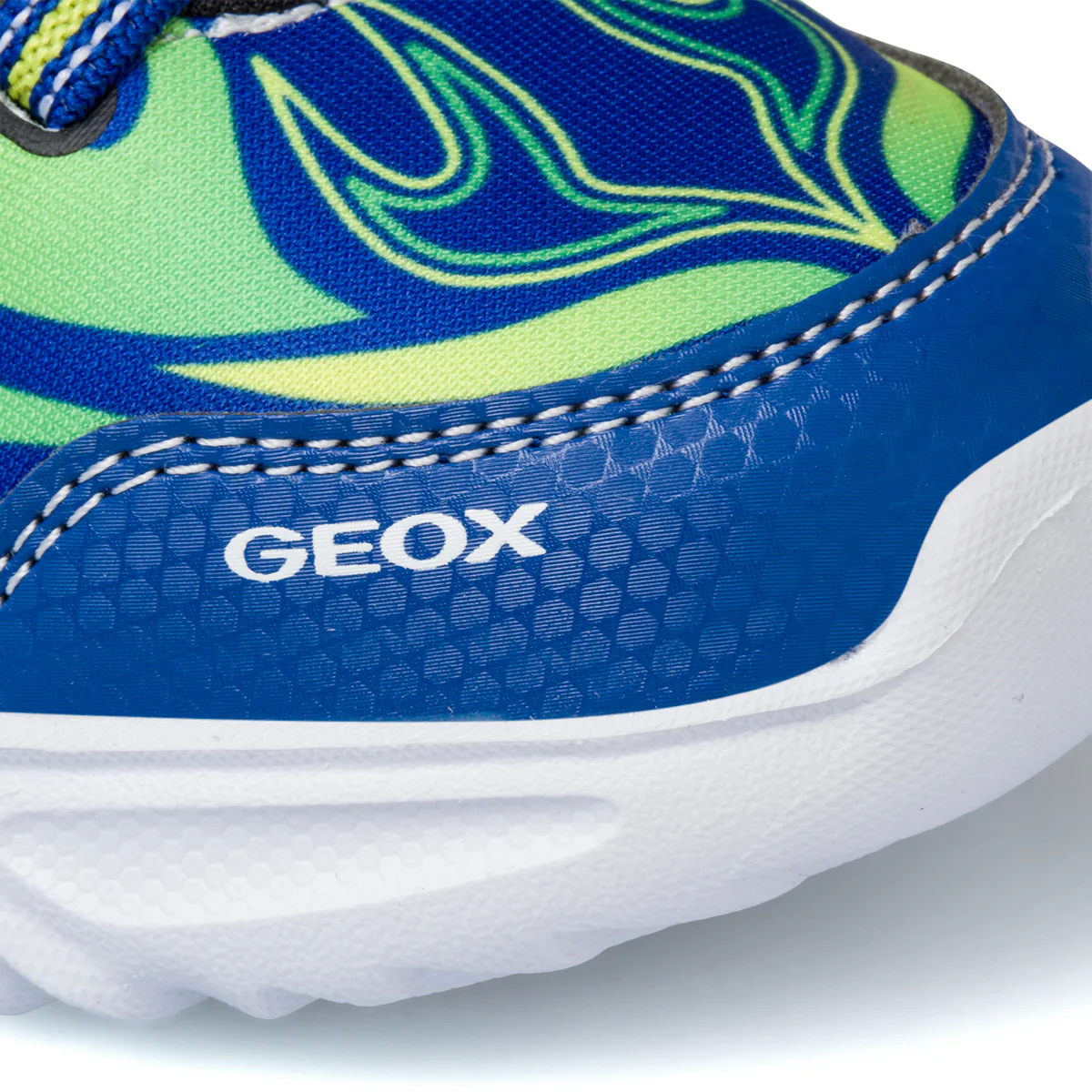 Sneakers primi passi blu da bambino con luci nella suola Geox Assister - Image 8