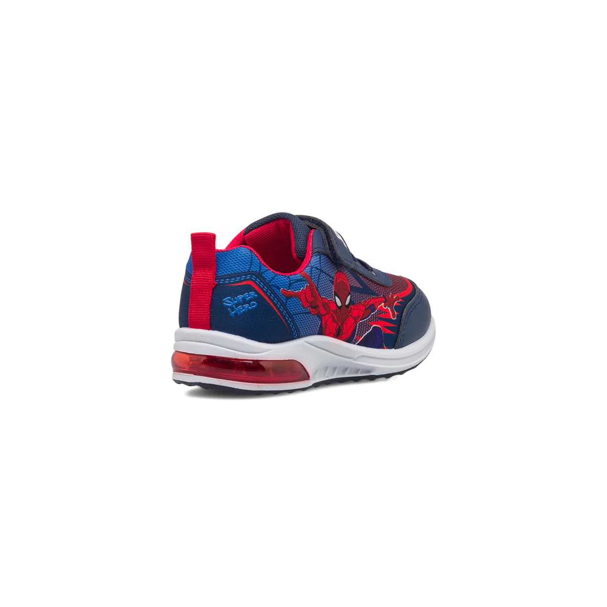 Sneakers primi passi blu da bambino con luci Spiderman - Image 3