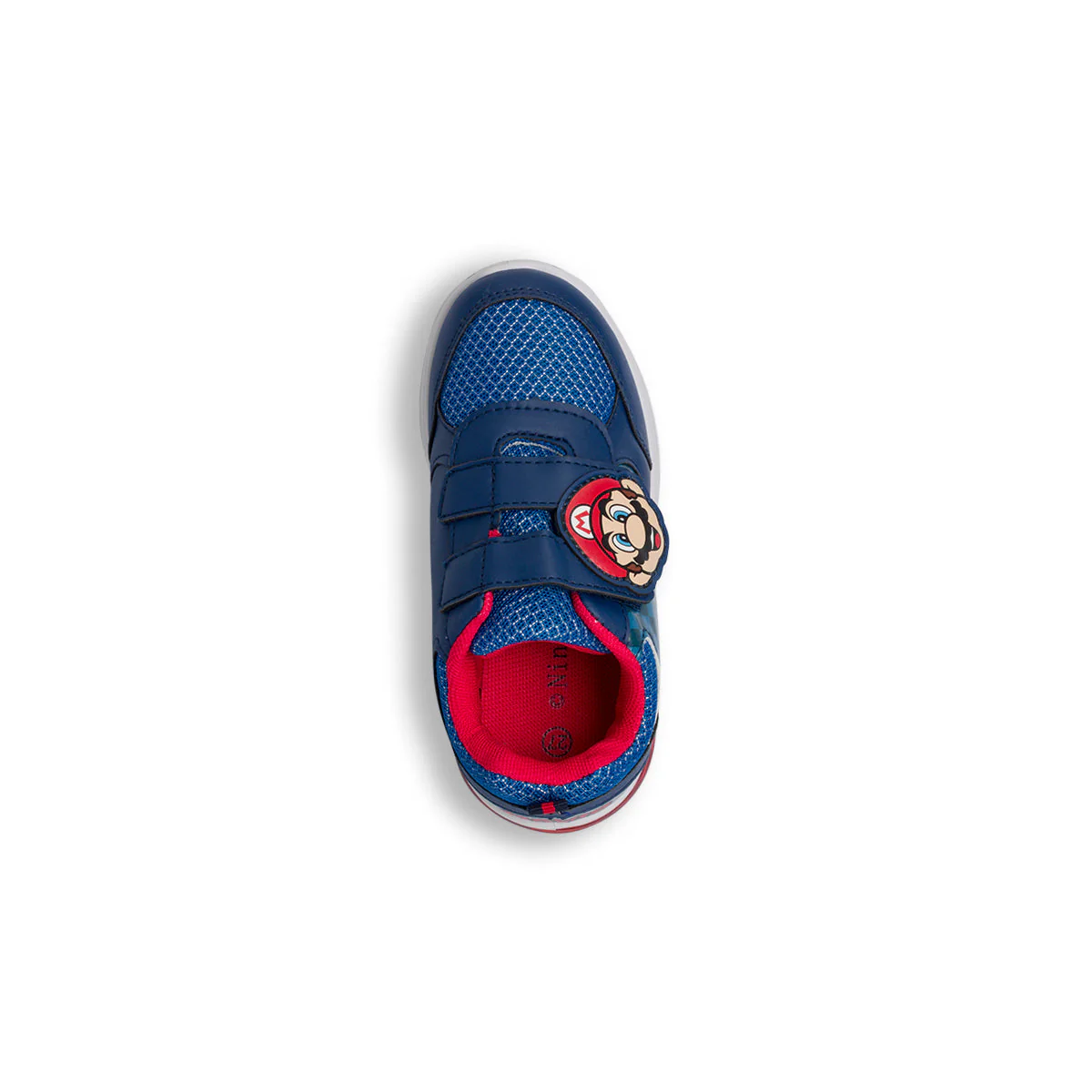 Sneakers primi passi blu da bambino con luci Super Mario - Image 6