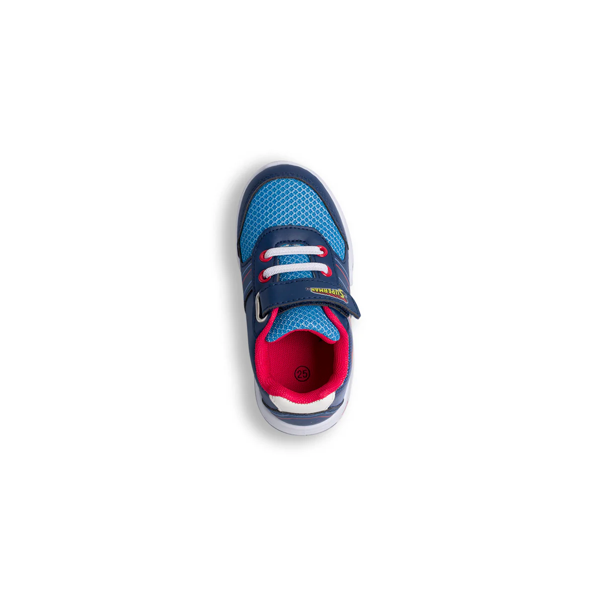 Sneakers primi passi blu da bambino con luci Superman - Image 8