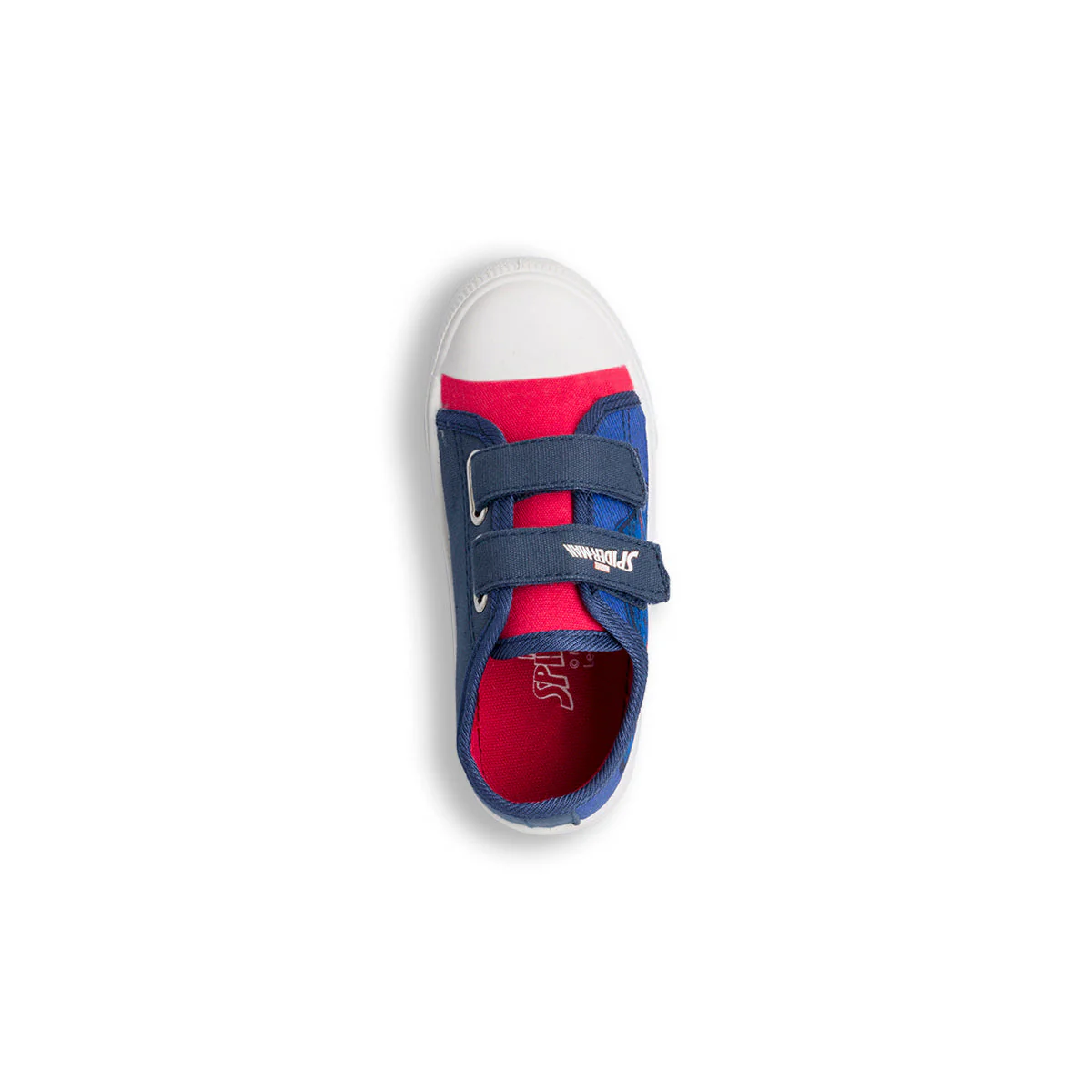 Sneakers primi passi blu da bambino con stampa Spiderman - Image 6