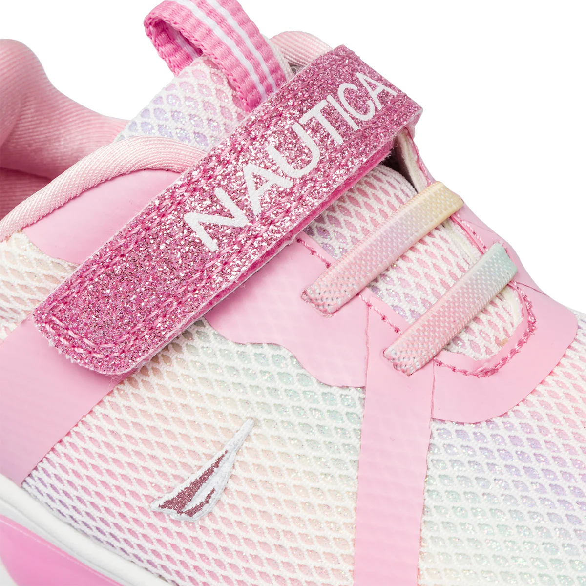 Sneakers primi passi color arcobaleno da bambina con luci nella suola Nautica - Image 6