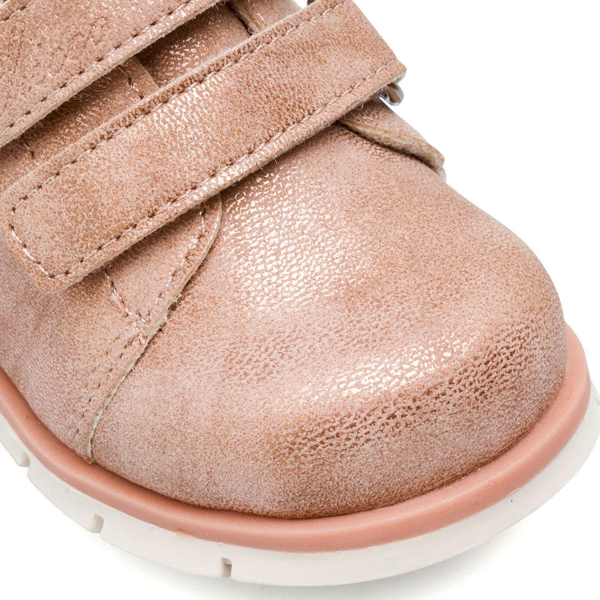 Sneakers Primi Passi da bambina rosa iridescente e strappo Chicco - Image 5